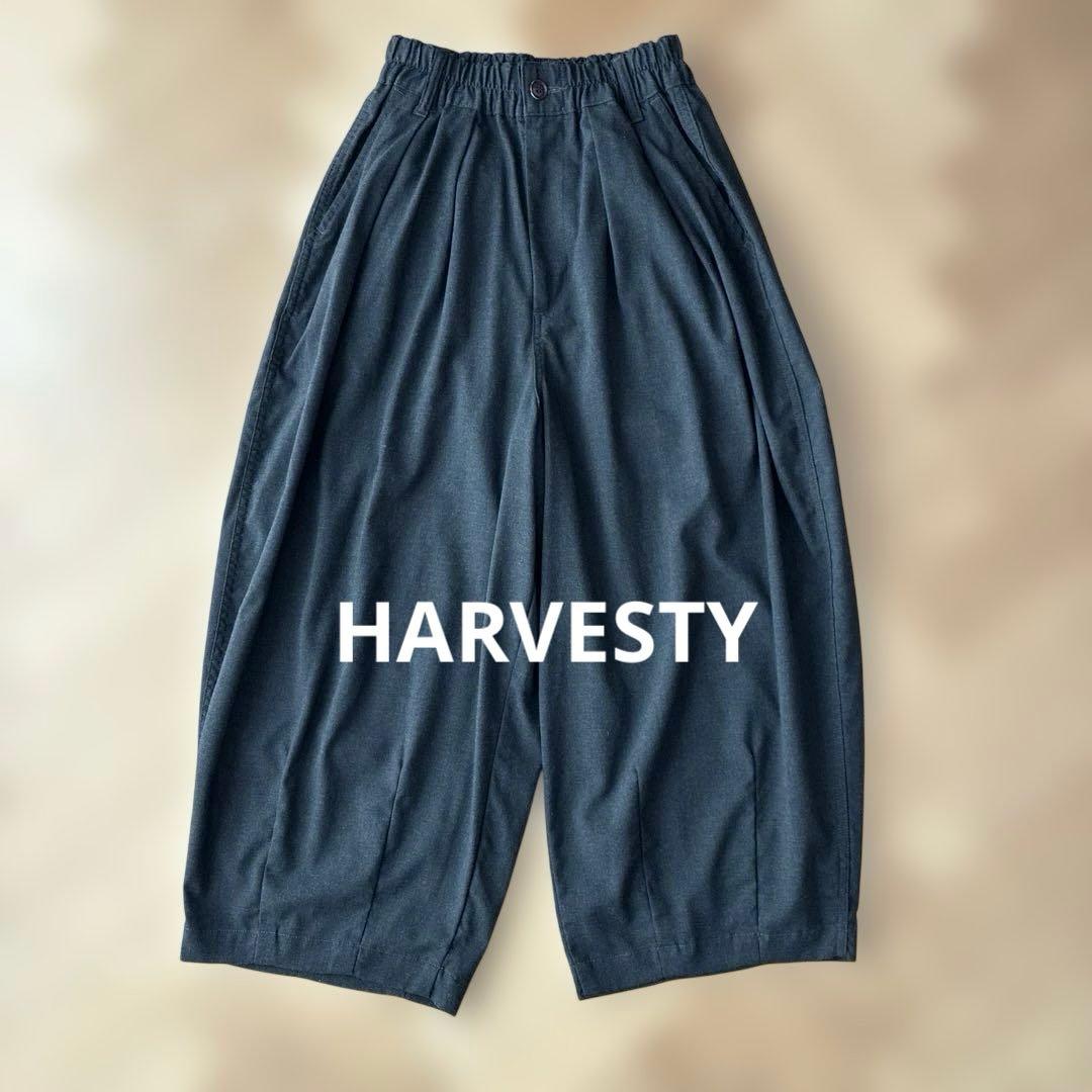 harvesty ハーベスティ サーカスパンツ スラックス チャコール1