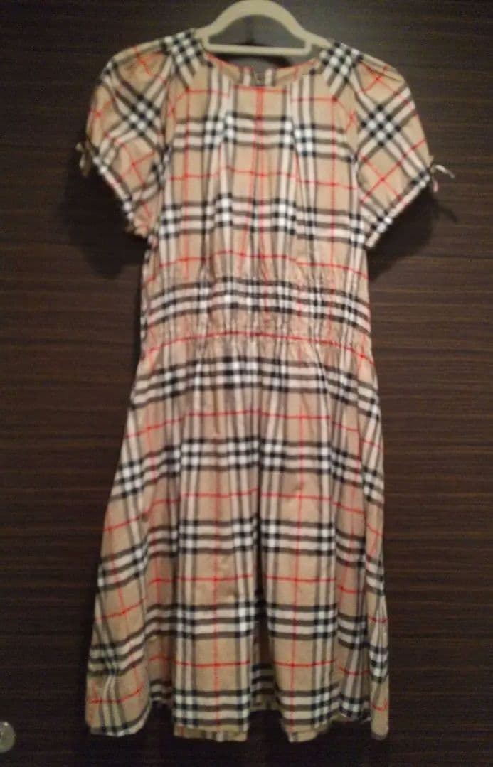 即購入OK 限定お値下げ バーバリー ワンピース キッズ 152㎝ リボン