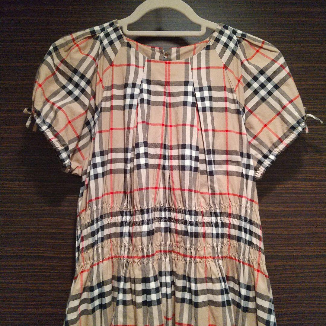 即購入OK 限定お値下げ バーバリー ワンピース キッズ 152㎝ リボン