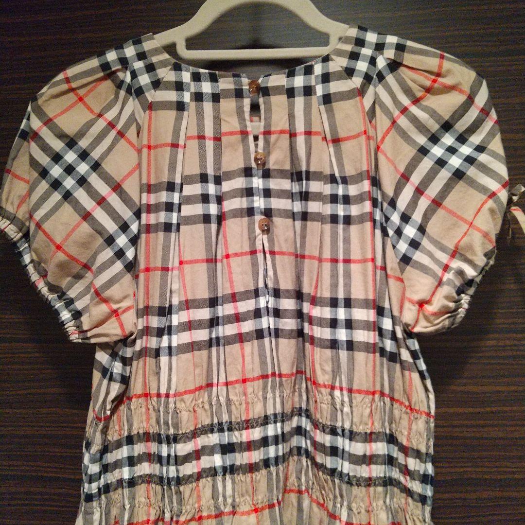 即購入OK 限定お値下げ バーバリー ワンピース キッズ 152㎝ リボン