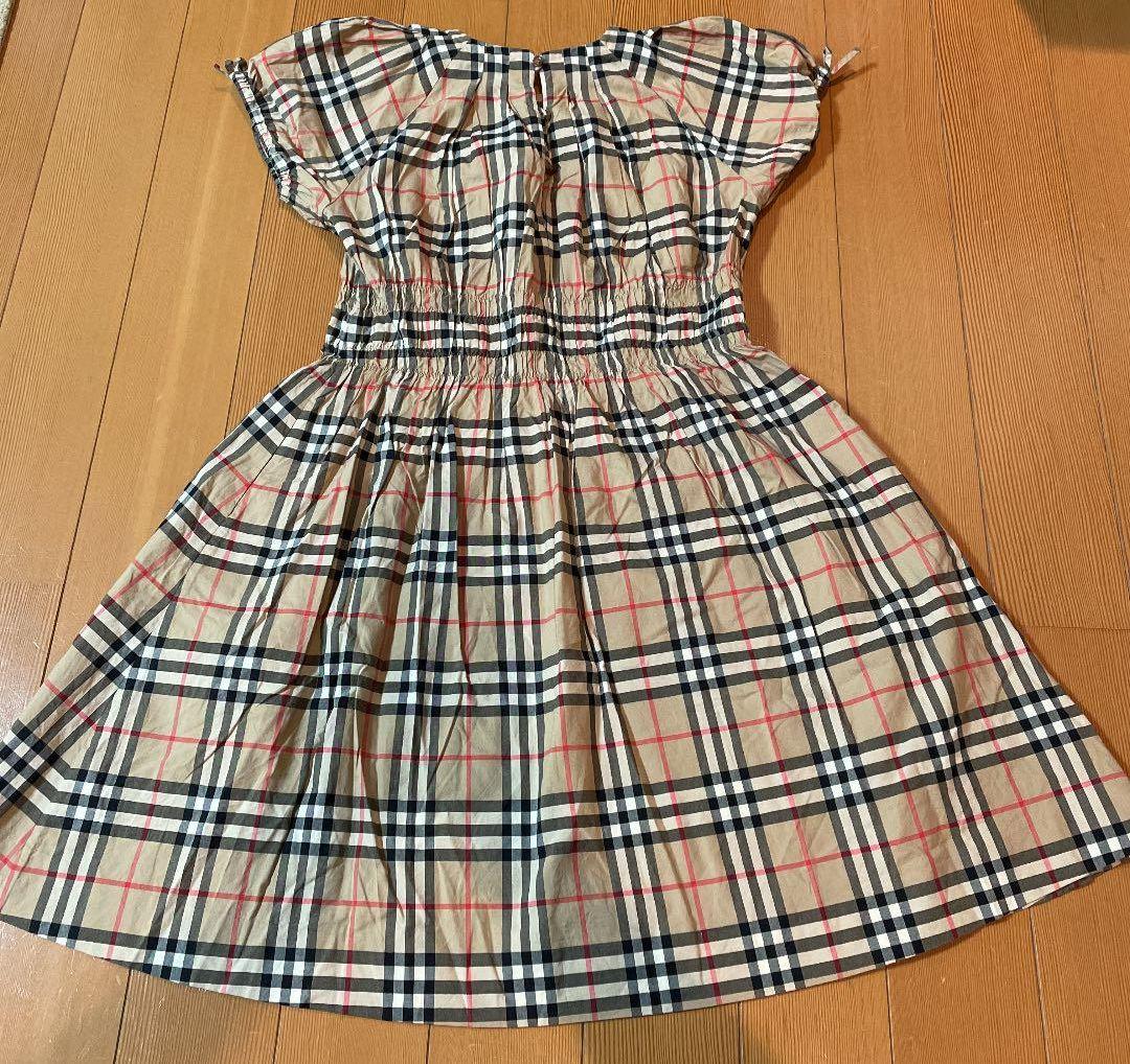 即購入OK 限定お値下げ バーバリー ワンピース キッズ 152㎝ リボン