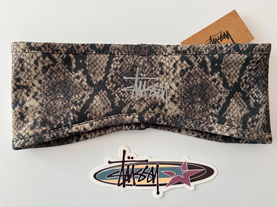 STUSSY REVERSIBLE TECH HEADBAND ステッカー付