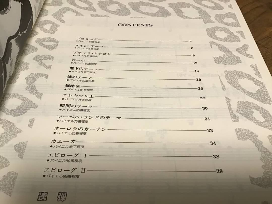 ★良好/楽譜/ワルキューレの伝説/ピアノソロアレンジ/ゲームミュージック