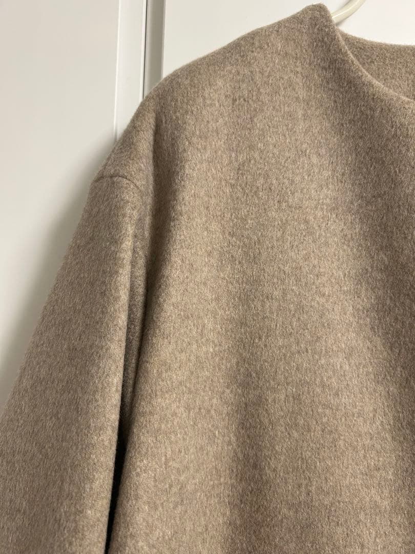 美品 シャルムビーバーAラインコート IENA 36 イエナ ベージュ