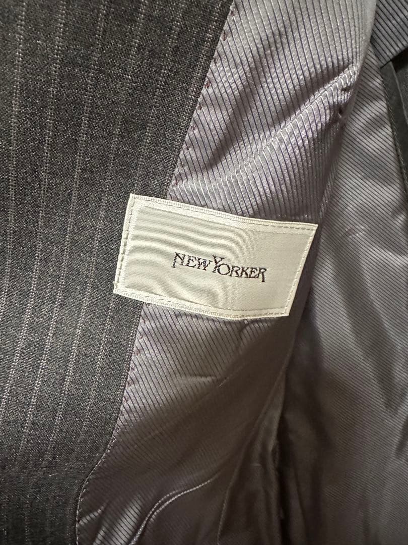 ニューヨーカースーツ　　ウールカシミア混　13号