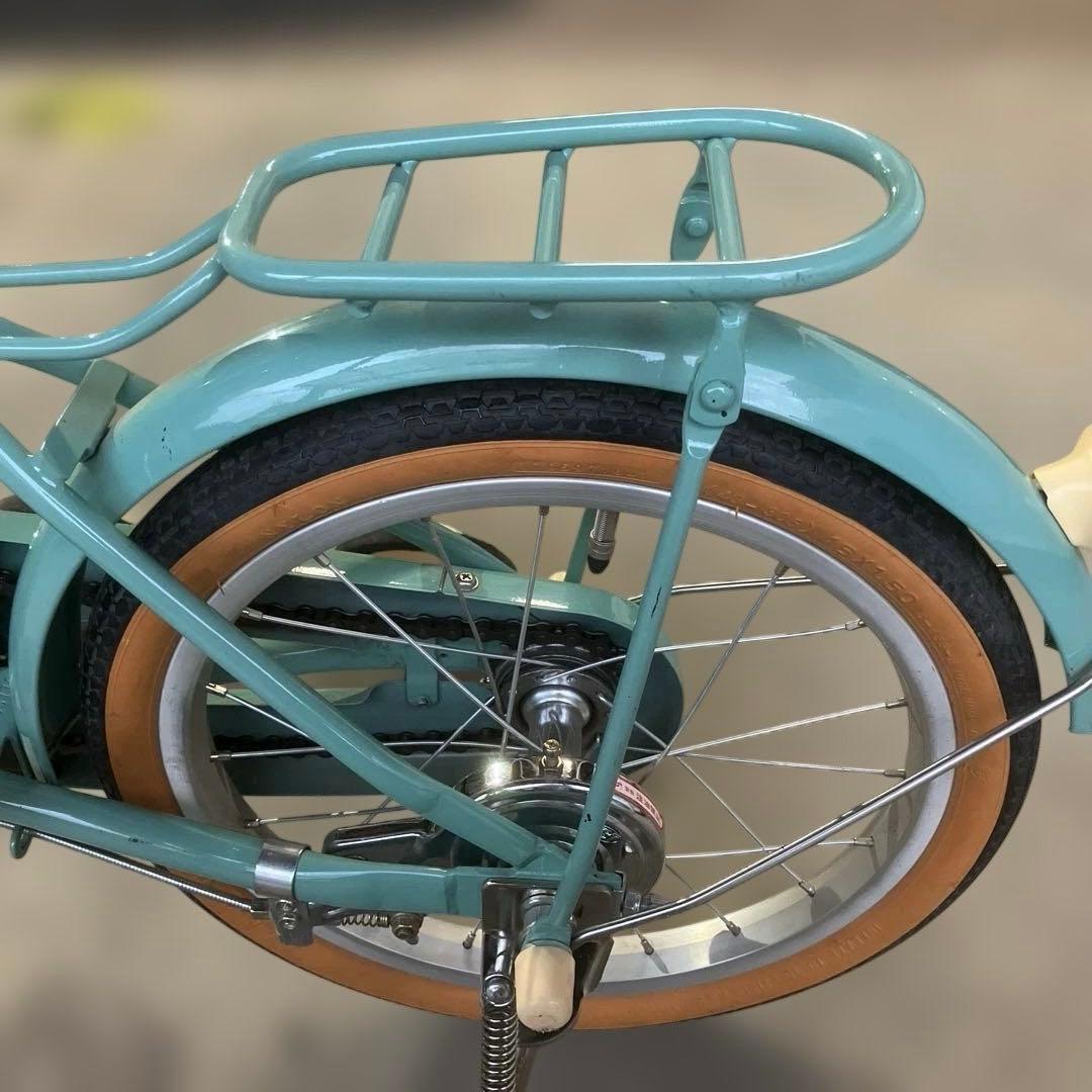 ブリヂストン　ハッチ　幼児用自転車 ミントグリーン　16インチ