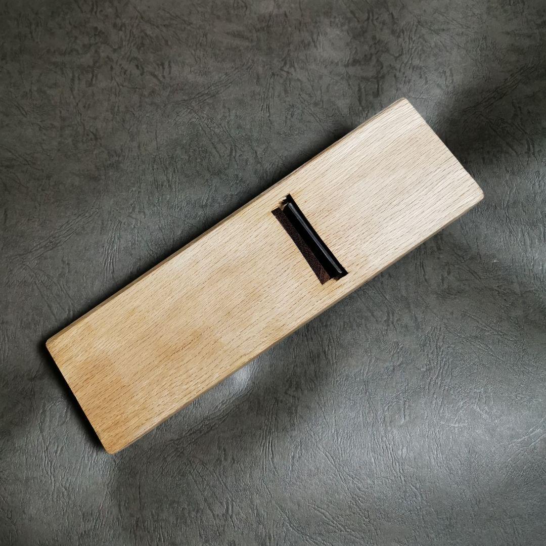 会津　重延　寸六　台付鉋　中古　ref 155