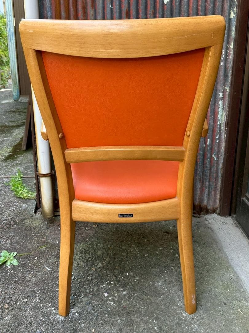 ④　karimoku　カリモク　ダイニングチェア　インテリア　レトロ家具