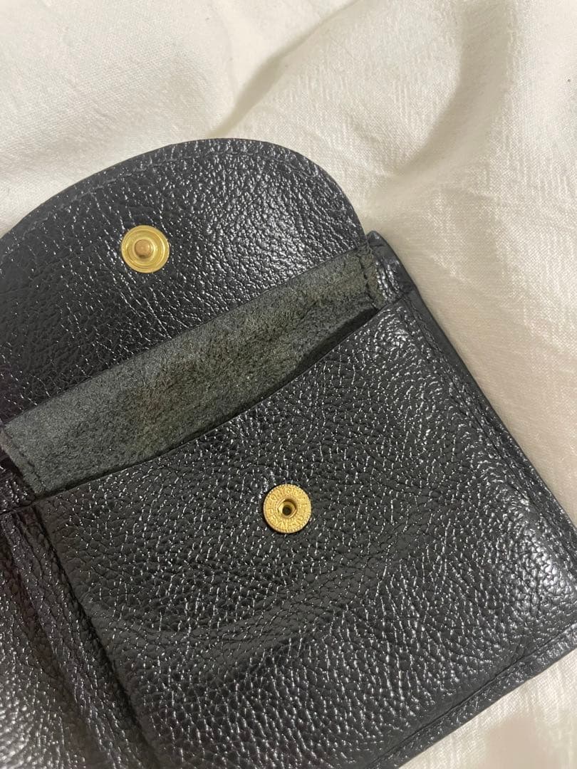 イルビゾンテ 折り財布 レザーブラック