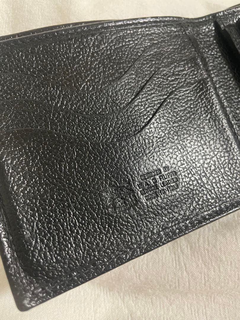 イルビゾンテ 折り財布 レザーブラック