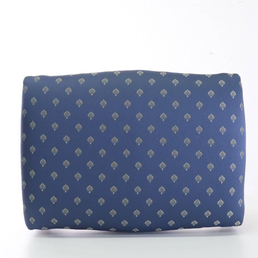 イタリア製クラシカル家具 猫脚 スツール 布張り ネイビー 鋲打ち 彫刻