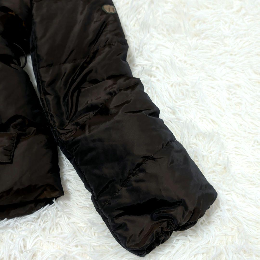 WEEKEND Max Mara ジャケット ダークブラウン 光沢 ベルト付き