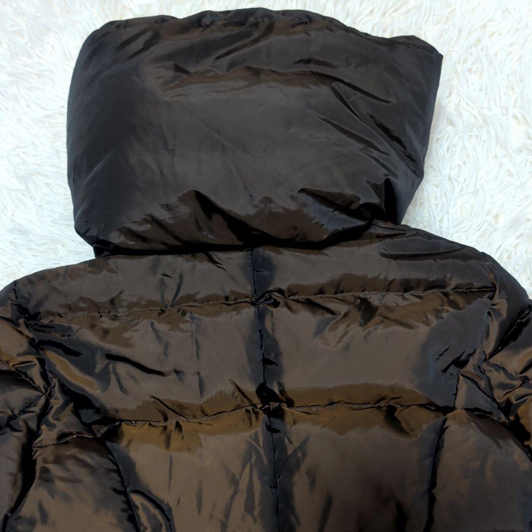 WEEKEND Max Mara ジャケット ダークブラウン 光沢 ベルト付き