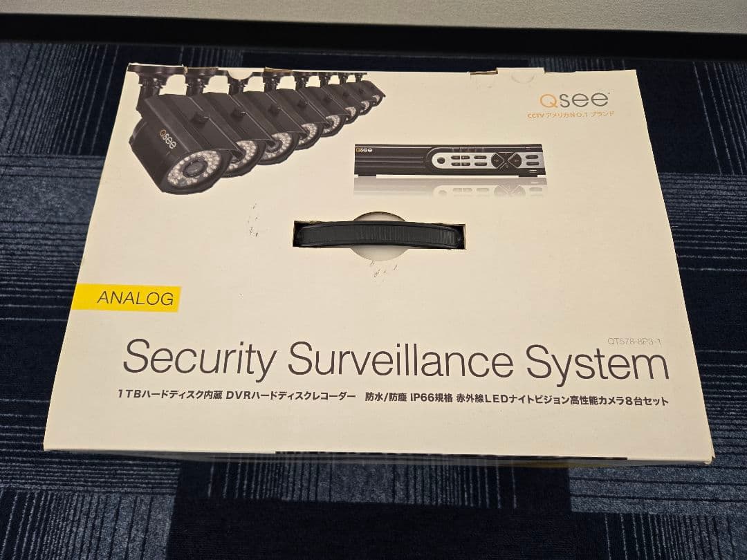 qsee Security Surveillance System 8カメラ