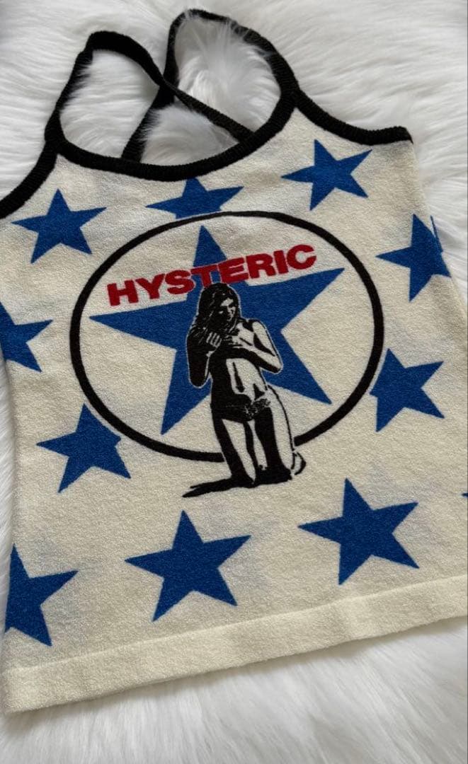 日本製　ヒステリックグラマー　星柄　タンクトップ　キャミソール