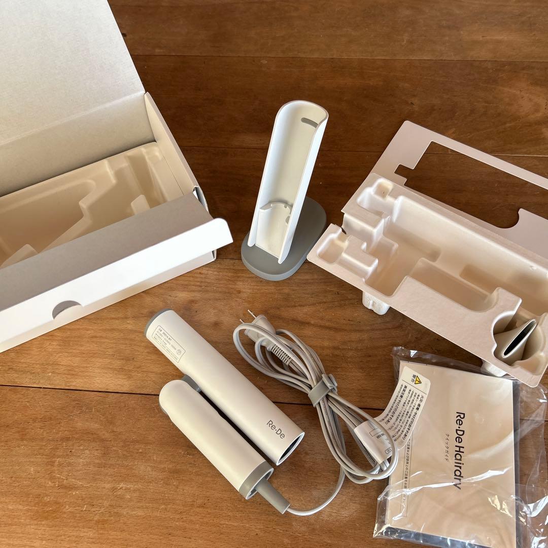 Re・De Hairdry DR01A-WTヘアドライヤー(新古品　未使用品)