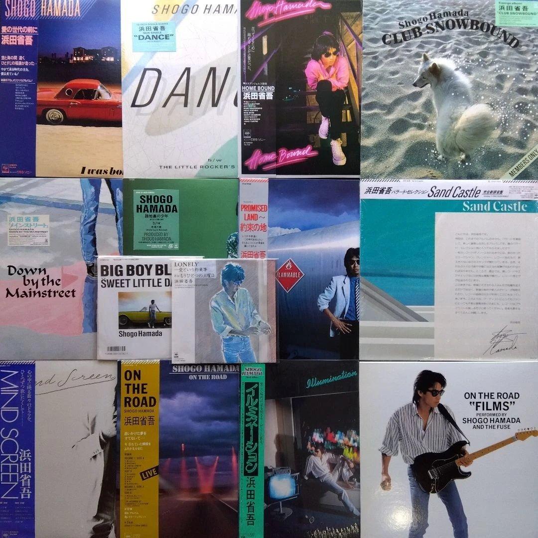 浜田省吾 LPレコード 12枚・EPレコード2枚レーザーディスク1枚【帯付美品】