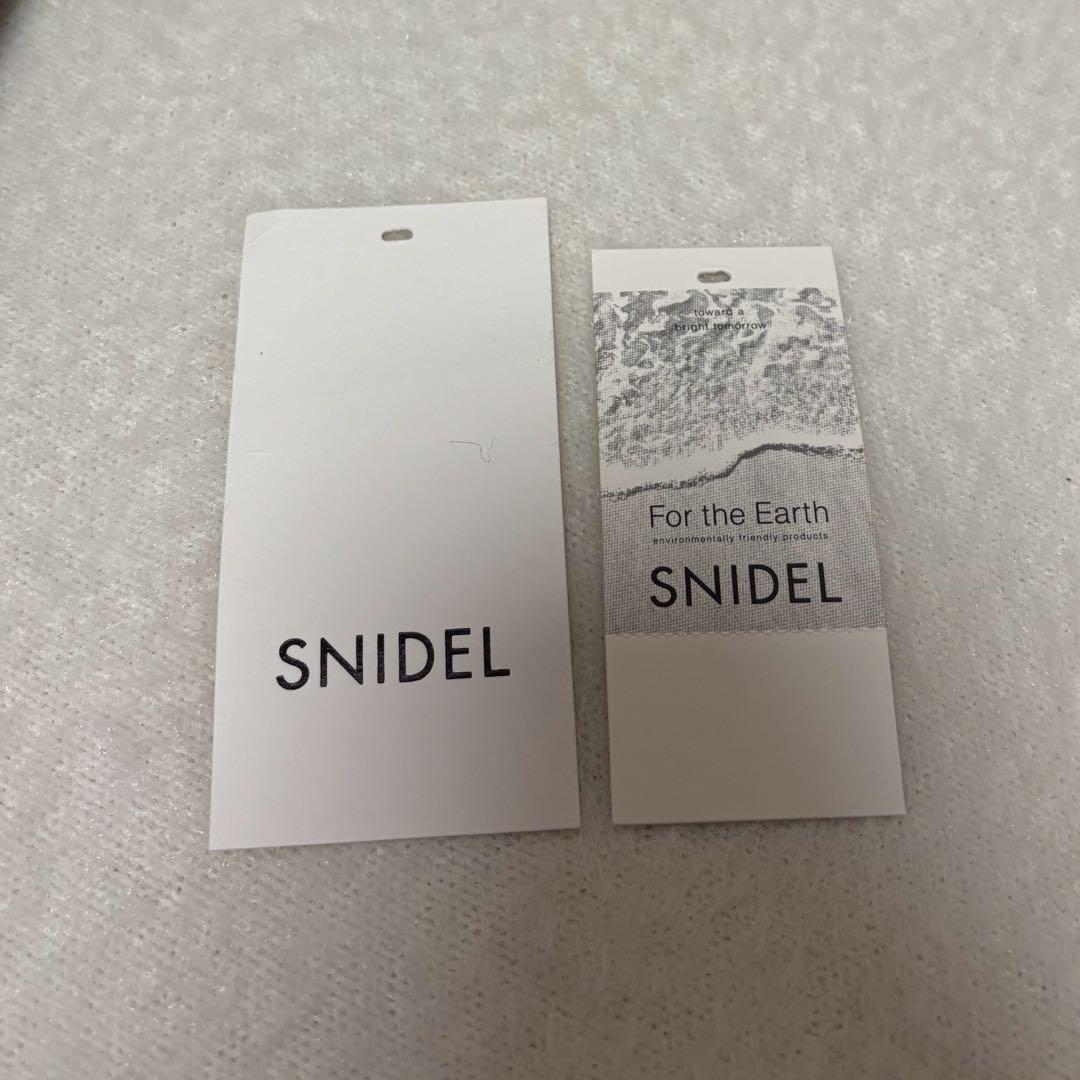 SNIDEL Sustainableロービングチェックミニスカート ブラウン
