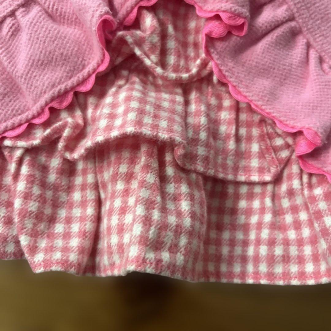 激レア　メゾピアノ みみぽぽ　スカート フリル 総柄 平成レトロ 140