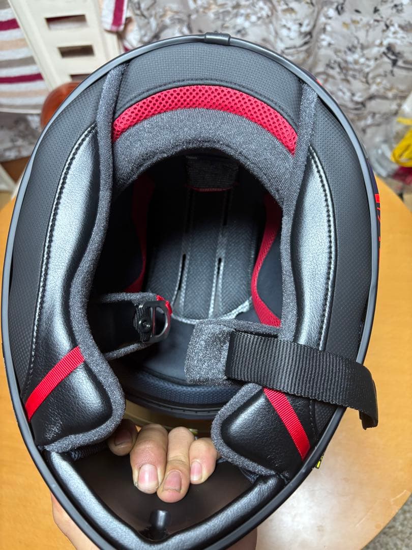 SHOEI フルフェイスヘルメット 赤・黒・金