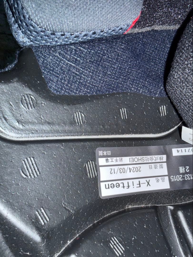 SHOEI フルフェイスヘルメット 赤・黒・金