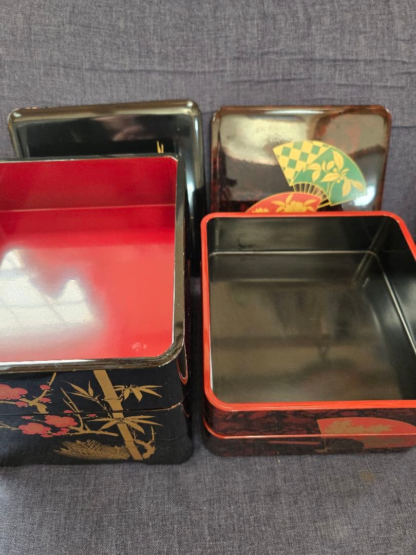 まーやん 重箱 2個 取り皿セット