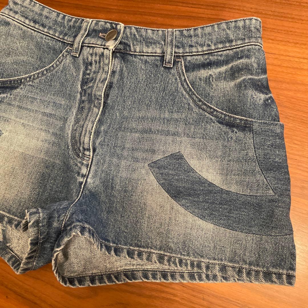 CHANEL デニムショートパンツ 38
