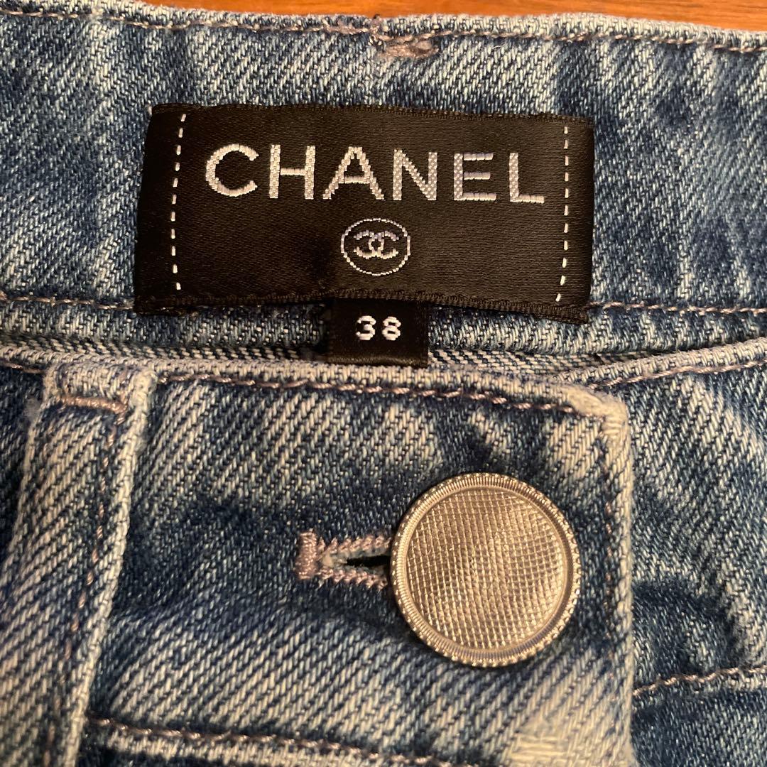 CHANEL デニムショートパンツ 38