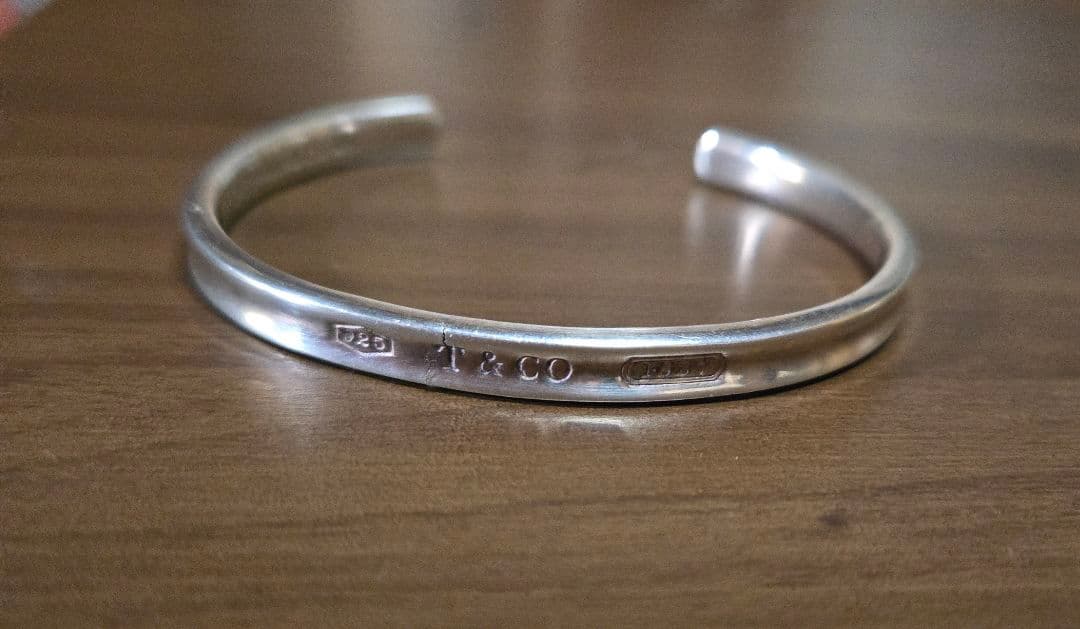 ティファニー ナロー カフ 1837 バングル ブレスレット ビンテージ