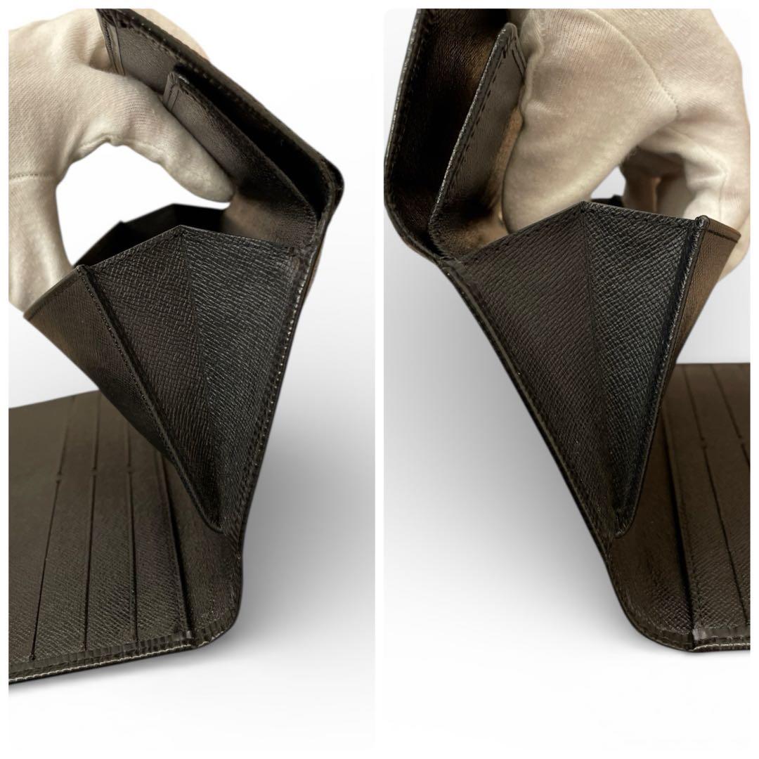 【美品・箱付き】ルイヴィトン エピ ポルト トレゾール インターナショナル 黒