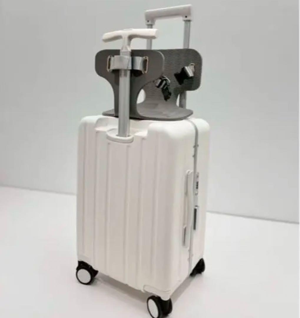 【NORICCO】子供用キャリーケース 機内持ち込み ホワイト 子供乗せ