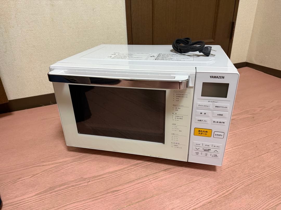 ヤマゼン YRJ-F181V 2021年製 オーブンレンジ 電子レンジ（板無し）