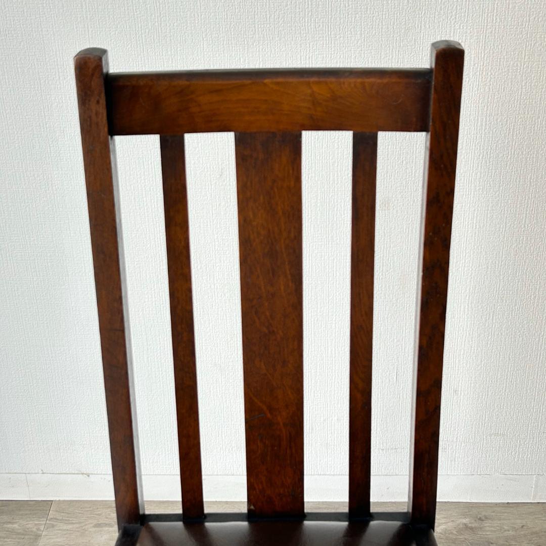 イギリス アンティーク 家具 ハイバック ダイニング チェア 椅子 420A2