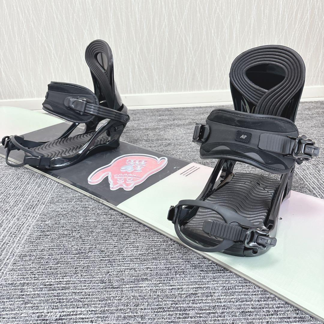 43ほほ未使用❗️超豪華❗️RIDE×K2 レディース スノーボードセット★142