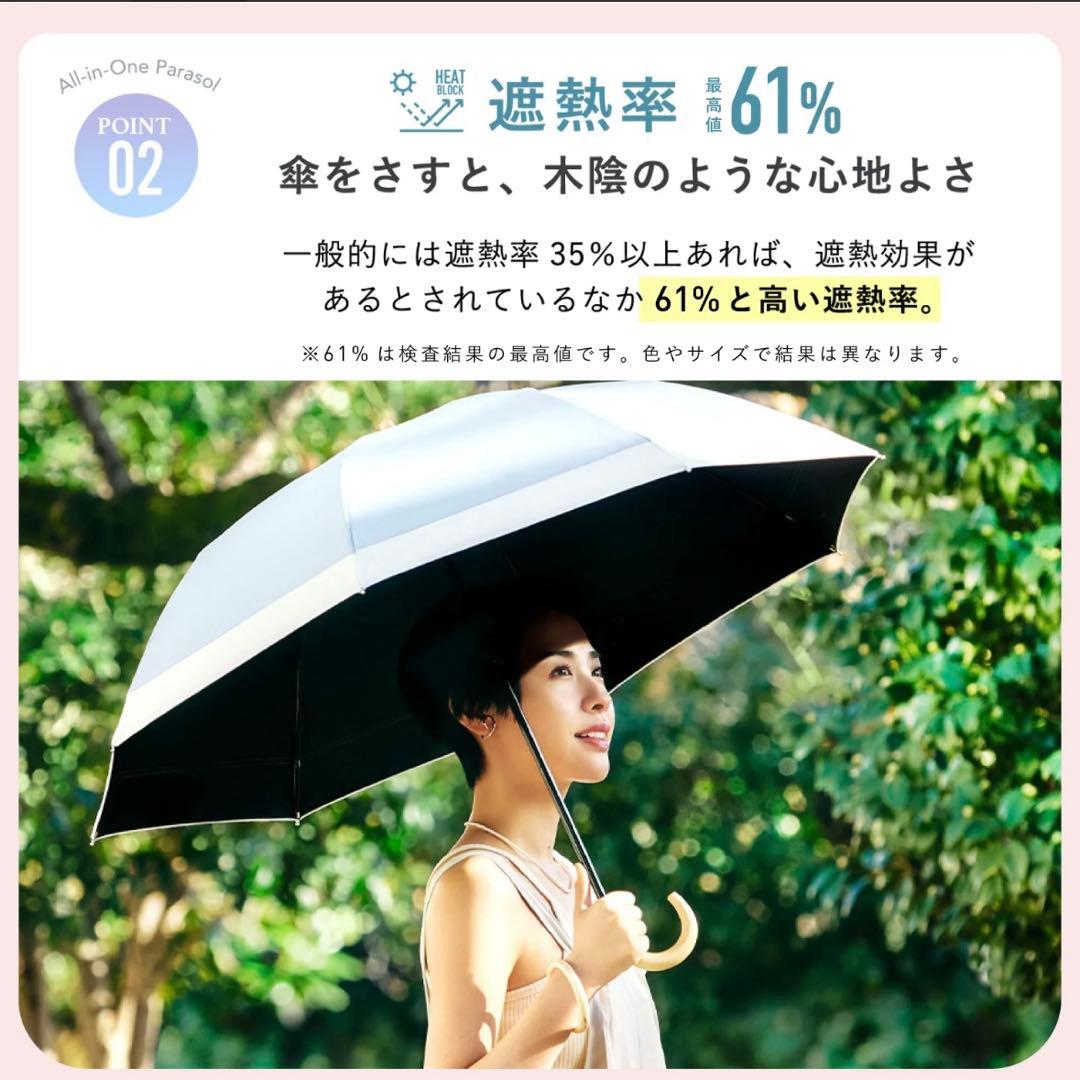 新品未使用⭐︎COKAGE+ 木手元 55cm ジャンプ折 ダスクグレー