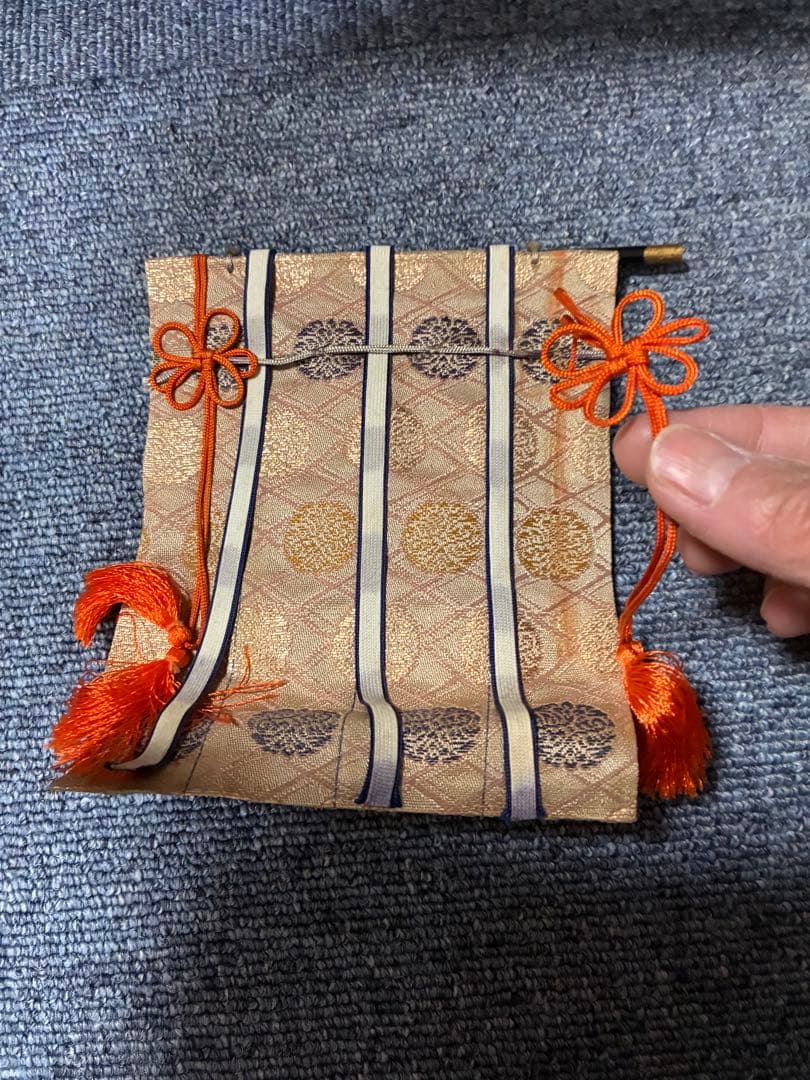 木目込み雛人形　十五人揃いの雛人形 ガラスケース付き