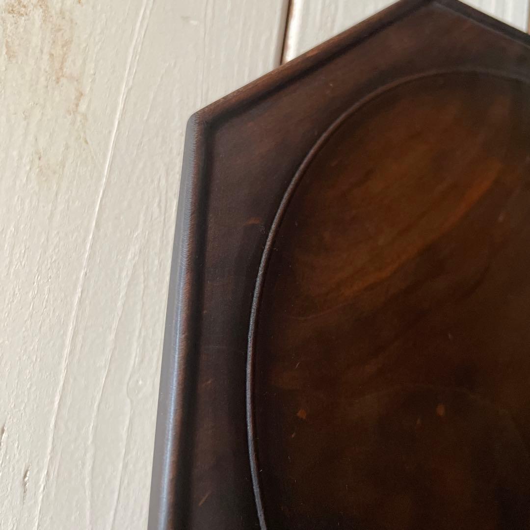 鈴木 潤吾さん：オクトゴナルプレート 8寸 山桜 鉄媒染　アンティーク風