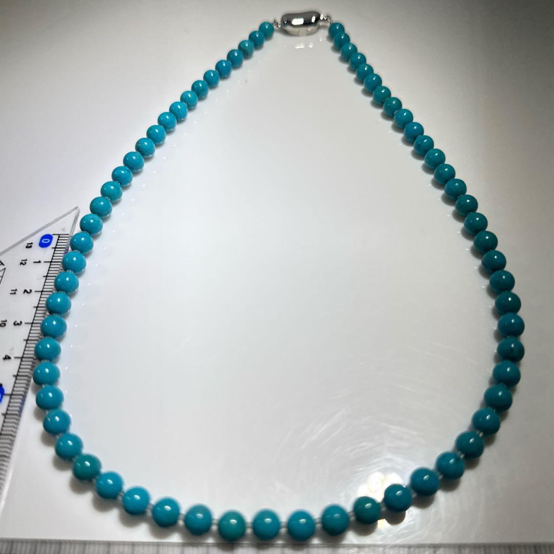 トルコ石ネックレスターコイズネックレスNO25-2157