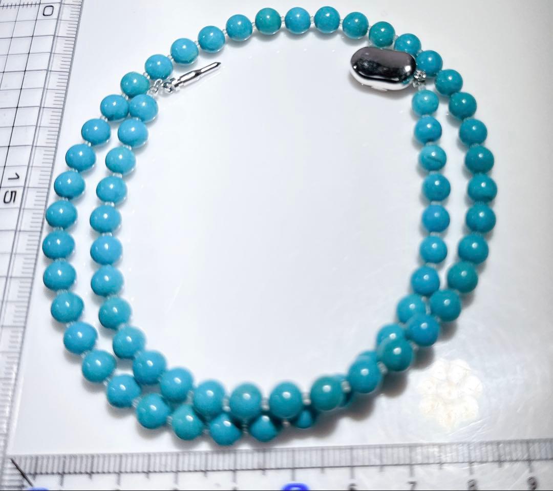 トルコ石ネックレスターコイズネックレスNO25-2157