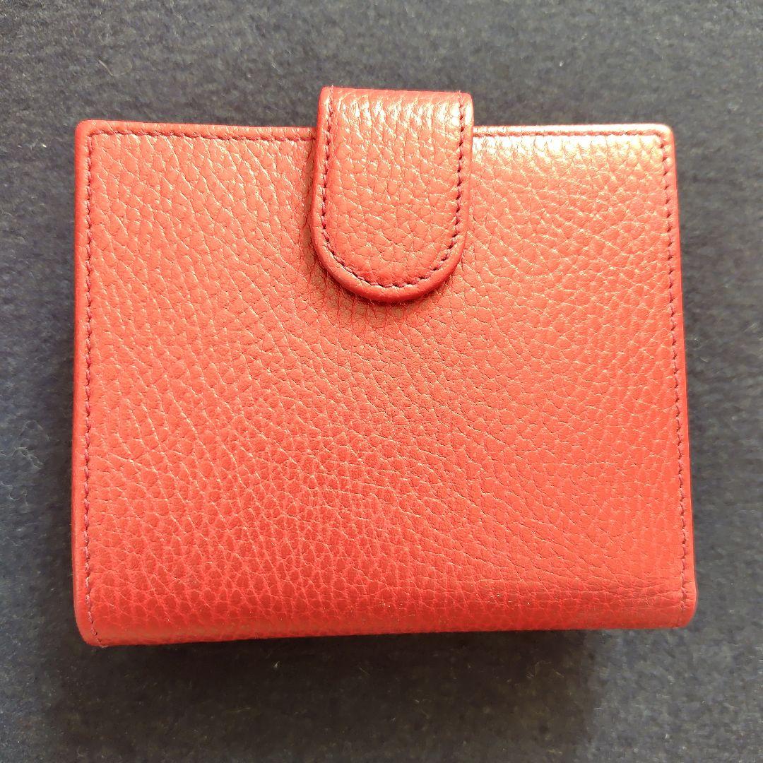 GUCCI レッド 二つ折り財布 箱付き