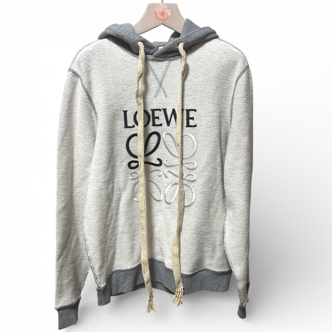美品LOEWE ロエベ インサイドアウトデザイン パーカー XSアナグラム刺繍