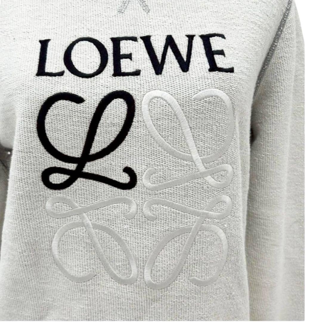 美品LOEWE ロエベ インサイドアウトデザイン パーカー XSアナグラム刺繍