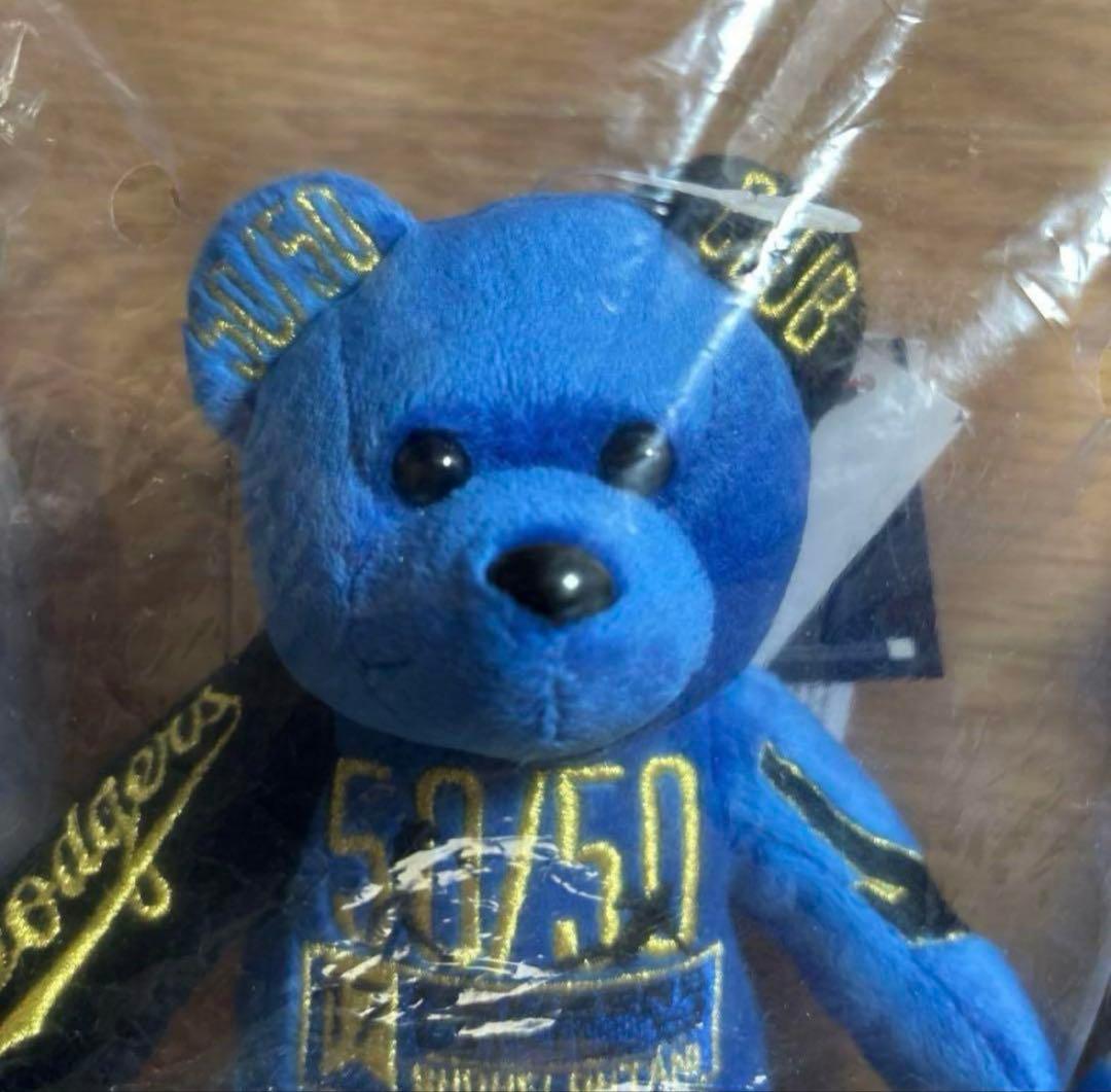 大谷翔平 50/50 チームビーンズ刺繍入 ワールドシリーズ優勝 ベア FOCO