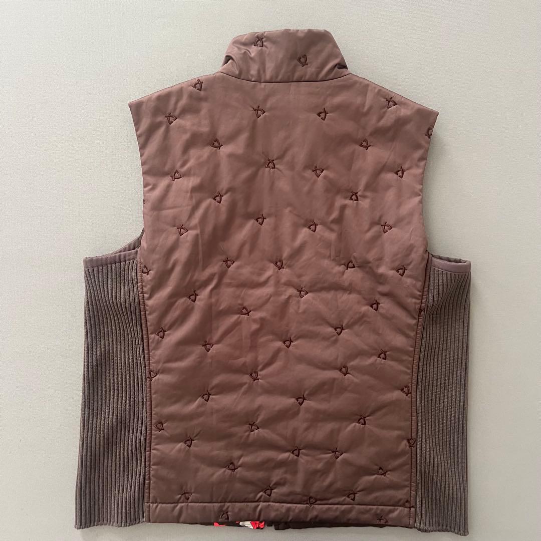 LEONARD レオナール　中綿入り　ダウンベスト　ダウンジャケット　花柄　42