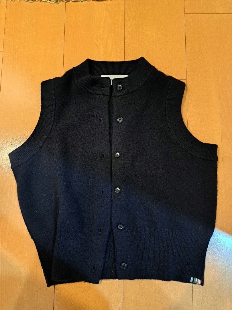 extreme cashmere ネイビーニットベスト