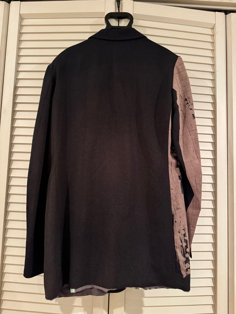 最終値下げyohji yamamoto 2017ss 抜染ジャケットセットアップ