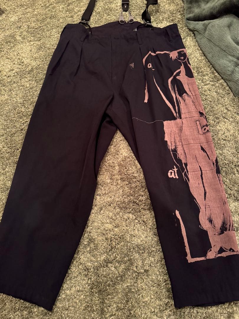 最終値下げyohji yamamoto 2017ss 抜染ジャケットセットアップ