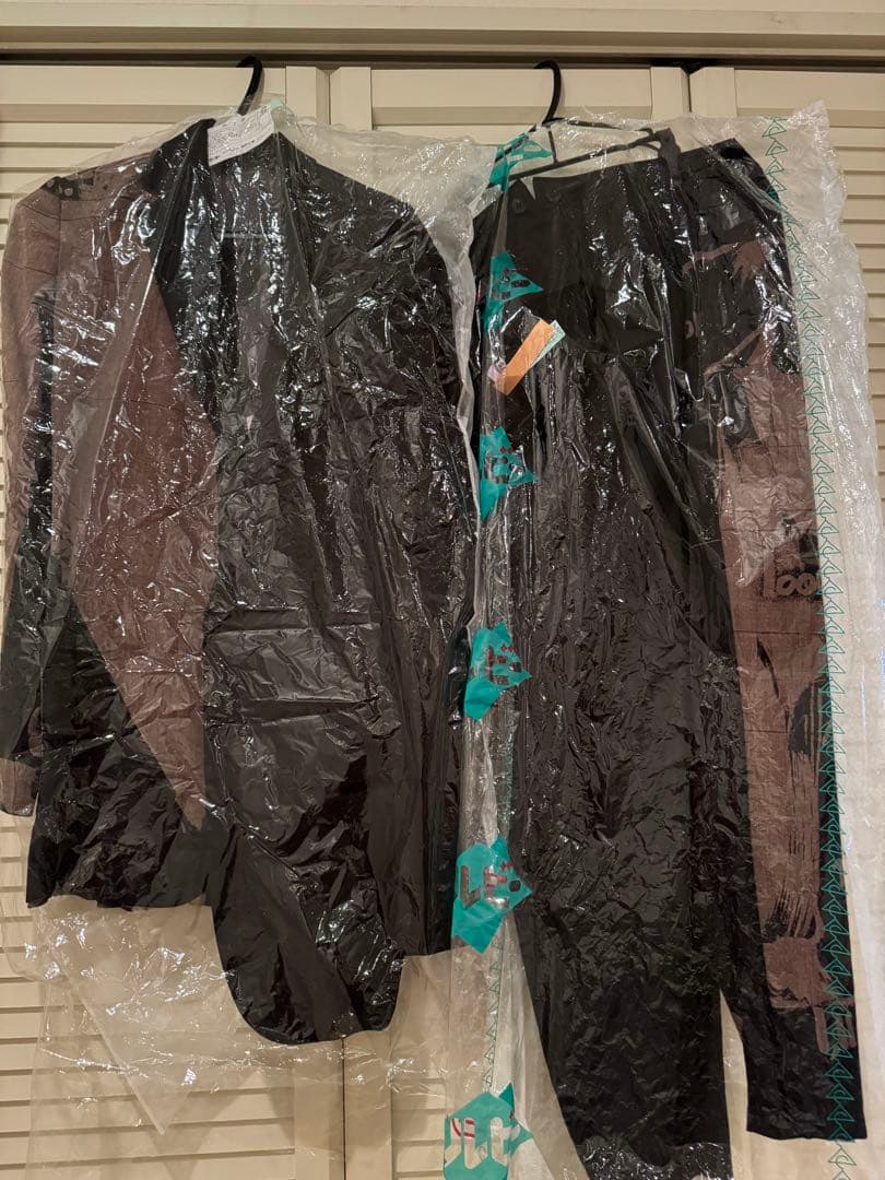 最終値下げyohji yamamoto 2017ss 抜染ジャケットセットアップ