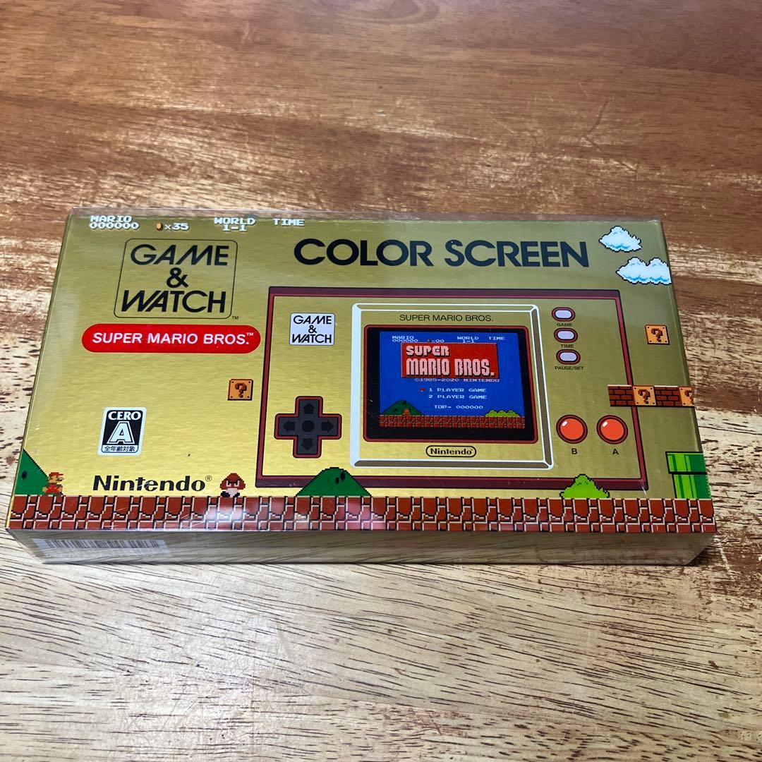 【新品未使用】ニンテンドー任天堂 ゲーム&ウォッチ スーパーマリオBROS