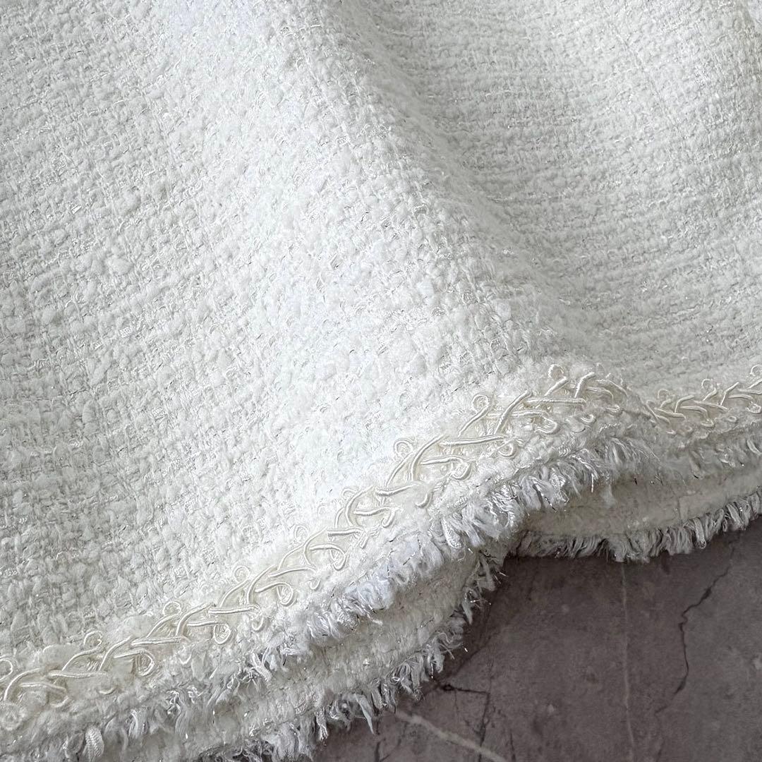 美品✨グリーンレーベルリラクシング 女の子 フォーマルスーツ 125 白/ピンク